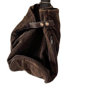 Paris Sport Club cordoroy bag brown